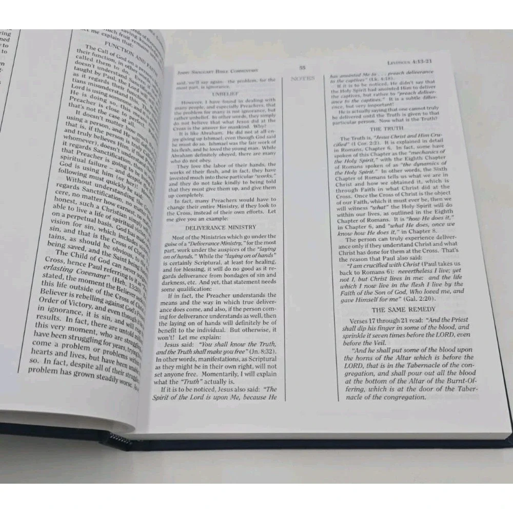 Jimmy Swaggart Bible Commentary Leviticus Hardcover Expositor's Study Reference